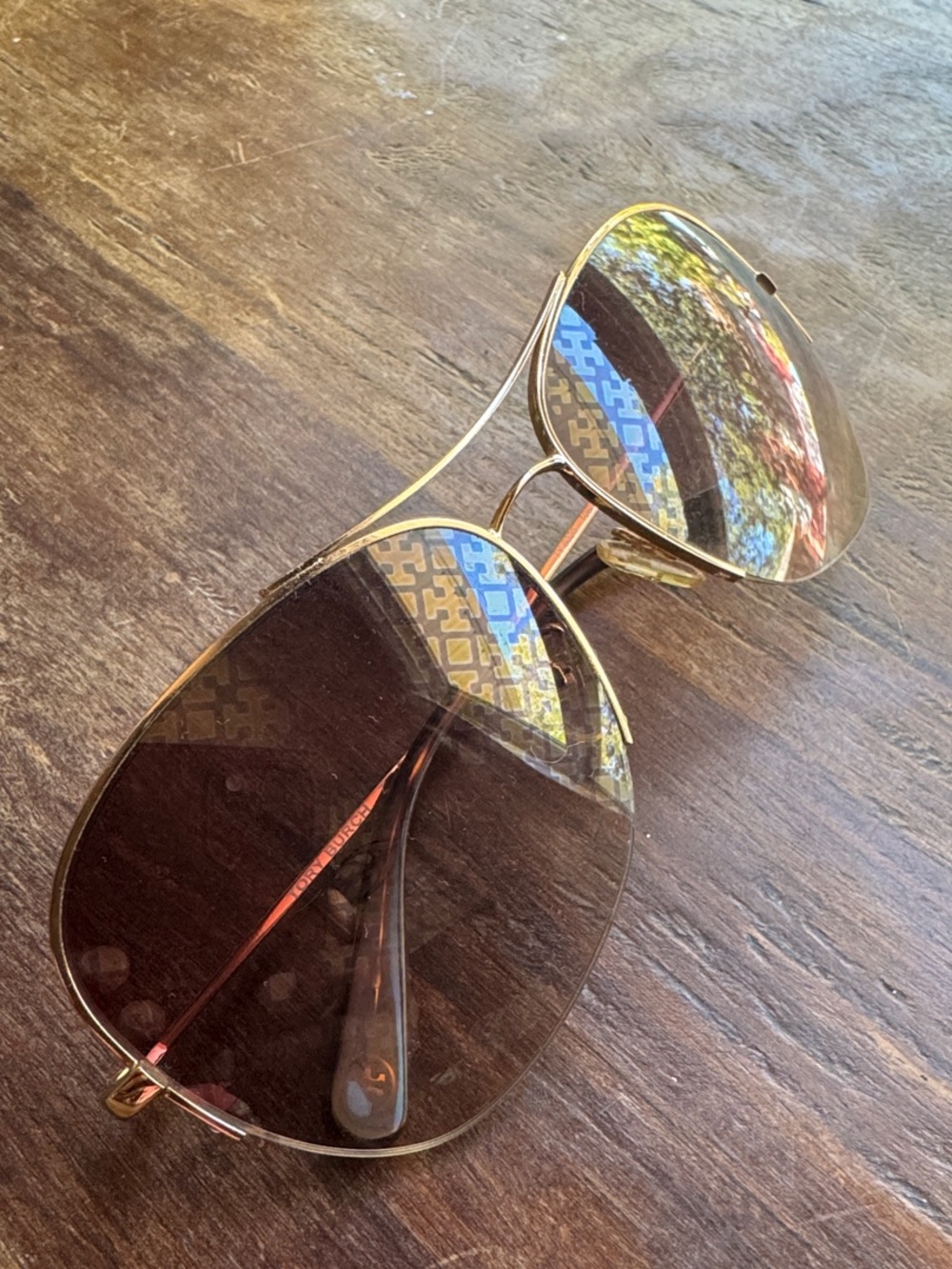 Tory Burch TY6020 Oversized Aviator Sunglasses